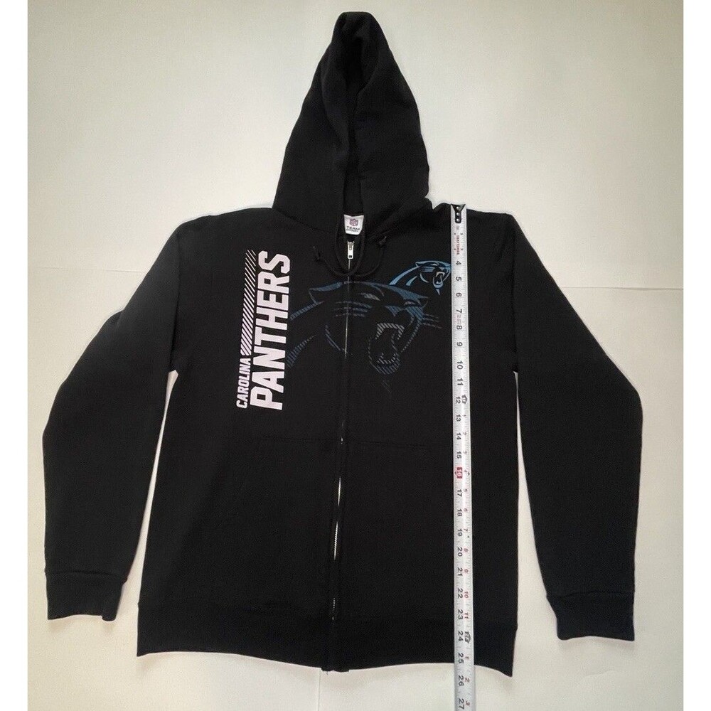 Carolina Panthers Full Zip Hoodie NFL Team Apparel (see Pics For Sizing)